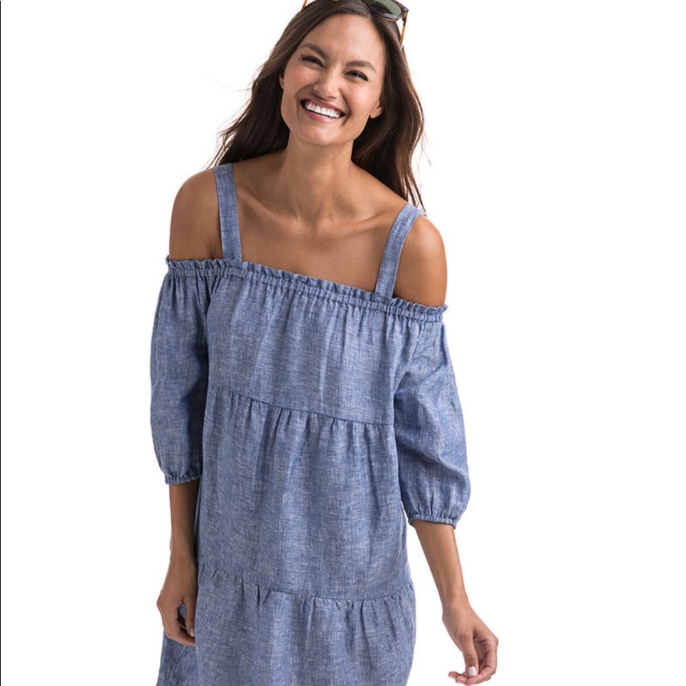 Vineyard Vines Tiered Tassel Cover-up. New with tags!